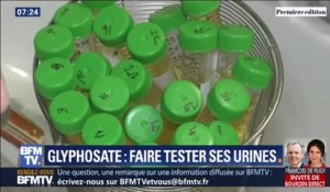 Ils font tester leur urine pour prouver qu'ils ont du glyphosate dans le corps