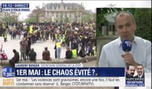 Laurent Berger: "Les violences sont gravissimes, il faut les condamner sans réserve"