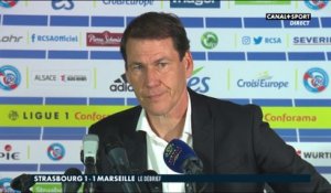 La réaction de Rudi Garcia après Strasbourg / Marseille