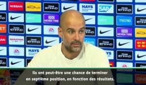 37e j. - Guardiola : "Leicester ne vient pas ici en vacances"