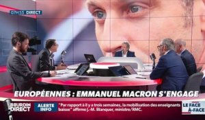 Brunet & Neumann : Emmanuel Macron s'engage aux élections européennes - 10/05