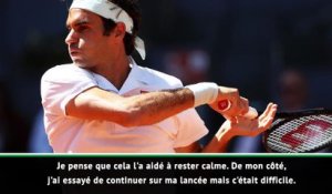 Madrid - Federer : "Très content d'avoir pu remporter ce match"