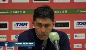 Après Valenciennes - HAC (1-0), réaction d'Oswald Tanchot