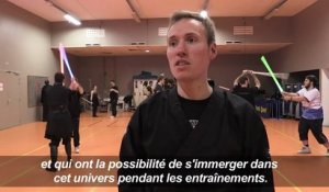En France, les combats au sabre-laser séduisent