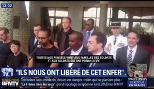 "Nos pensées vont aux familles des soldats" Un des ex-otages au Bénin remercie les autorités françaises