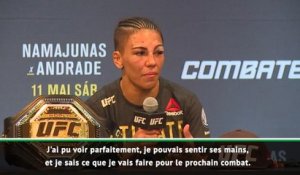UFC - Andrade pense déjà à un rematch face à Namajunas