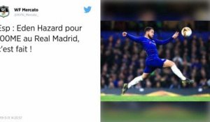 Mercato : Eden Hazard au Real Madrid, c’est fait !