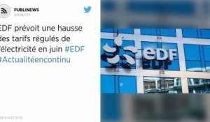 EDF prévoit une hausse des tarifs régulés de l’électricité en juin