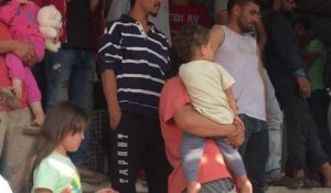 Vidéo Migrants camp de Moria Grèce 2