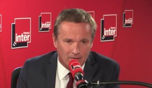 Nicolas Dupont-Aignan, tête de liste "Debout la France" aux élections européennes : ""L'union européenne a affaibli l'Europe face aux deux puissances" (Chine et États-Unis)