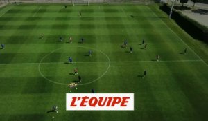 Animation sous forme attaque/défense - Foot - L1 - Drone et entraîneur (5/5)