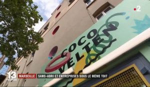Marseille : un immeuble où cohabitent sans-abri et entreprises