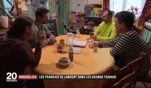 Immobilier : les Français se lancent dans les grands travaux