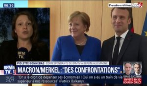 À quoi peut bien faire allusion Angela Merkel en évoquant "des confrontations" avec Emmanuel Macron?