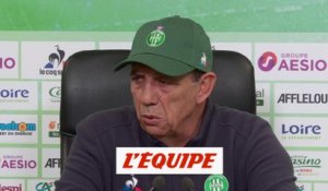 Gasset «Laissez-nous confirmer cette quatrième place» - Foot - L1 - ASSE