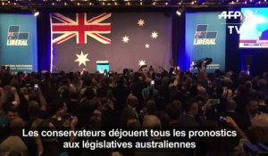 Australie: le miracle électoral de Morrison en une des journaux