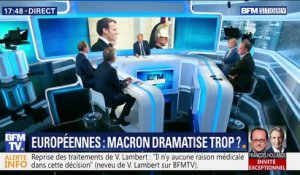 Européennes: Emmanuel Macron dramatise trop ?
