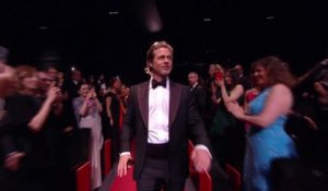 Accueil de Brad Pitt dans le Palais des Festivals - Cannes 2019