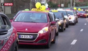 Taxis, Ambulanciers et auto-écoles manifestent ce lundi