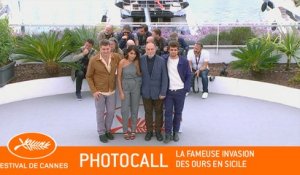 LA FAMEUSE INVASION DES OURS EN SICILE - Photocall - Cannes 2019 - EV