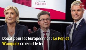 Débat pour les Européennes : Le Pen et Wauquiez croisent le fer