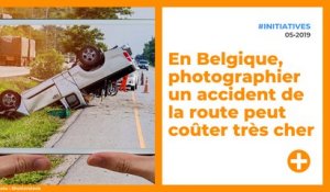 En Belgique, photographier un accident de la route peut coûter très cher