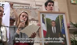 Climat: à Paris, un portrait de Macron décroché dans une mairie