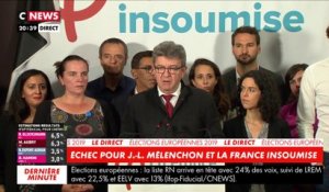Jean-Luc Mélenchon : "Ainsi se confirme que notre pays prend une pente que nous continueront de combattre"