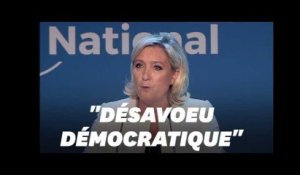 Marine Le Pen, victorieuse, réclame la dissolution de l&#39;Assemblée