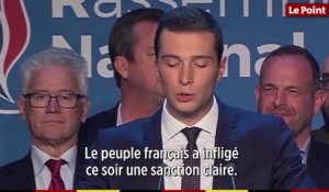 Jordan Bardella : « le peuple français a infligé ce soir une sanction claire »