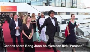 Cannes sacre Bong Joon-ho, 1er Sud-Coréen à recevoir la Palme