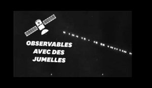 Les satellites Starlink visibles en file indienne depuis la terre