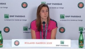 Roland-Garros - Cornet : "J'ai manqué d'audace"