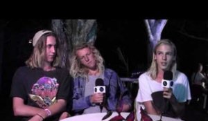 Craig (3 Members) Under 18s Busking Winners Interview at Bluesfest in Byron Bay (Australia)