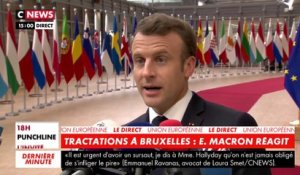 Emmanuel Macron : "Pour la première fois, il n'y a pas de majorité avec deux partis"