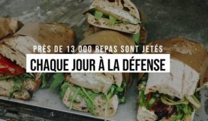 Une véritable honte : près de 13 000 repas sont jetés aux ordures chaque jour à La Défense