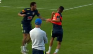 Neymar s’en prend à un coéquipier qui lui avait mis un petit pont