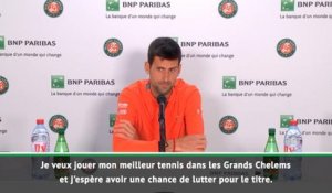 Roland-Garros - Djokovic : ''Les Grands Chelems vous font entrer dans les livres d'histoire de ce sport''