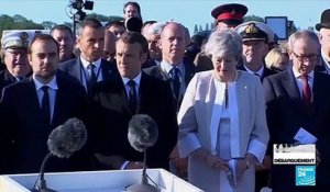 D-Day : pose de la première pierre du futur mémorial britannique