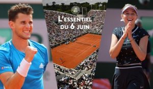 Roland-Garros 2019 - La tempête Anisimova, Djokovic et Thiem impitoyables : l’essentiel du 6 juin