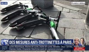 La maire de Paris Anne Hidalgo présente une série de mesures anti-trottinettes