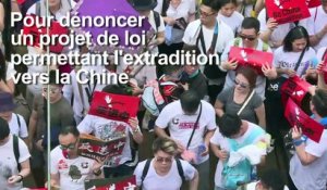 Hong Kong: heurts lors d'une manifestation monstre