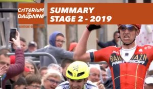 Summary - Stage 2 - Critérium du Dauphiné 2019