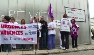 Grève dans les hôpitaux: débrayage à Valence pour plus de moyens