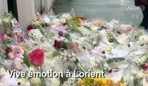 Enfant tué à Lorient: vive émotion sur les lieux du drame