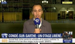 L'otage libéré à Condé-sur-Sarthe "est fortement choqué" d'après le porte-parole du ministère de la Justice