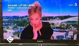 La présentatrice du JT fond en larmes en direct après avoir diffusé le reportage de France 2 sur ce vétéran qui retrouve son amour de jeunesse 75 ans après