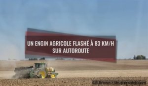 Excès de vitesse : un engin agricole flashé à 83 km/h sur autoroute