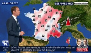 Jusqu'à 39 C° en Corse et le beau temps gagne aussi le continent