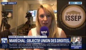 Marion Maréchal: "Je ne parle pas d'union, synonyme de fusion, mais d'alliance" des droites